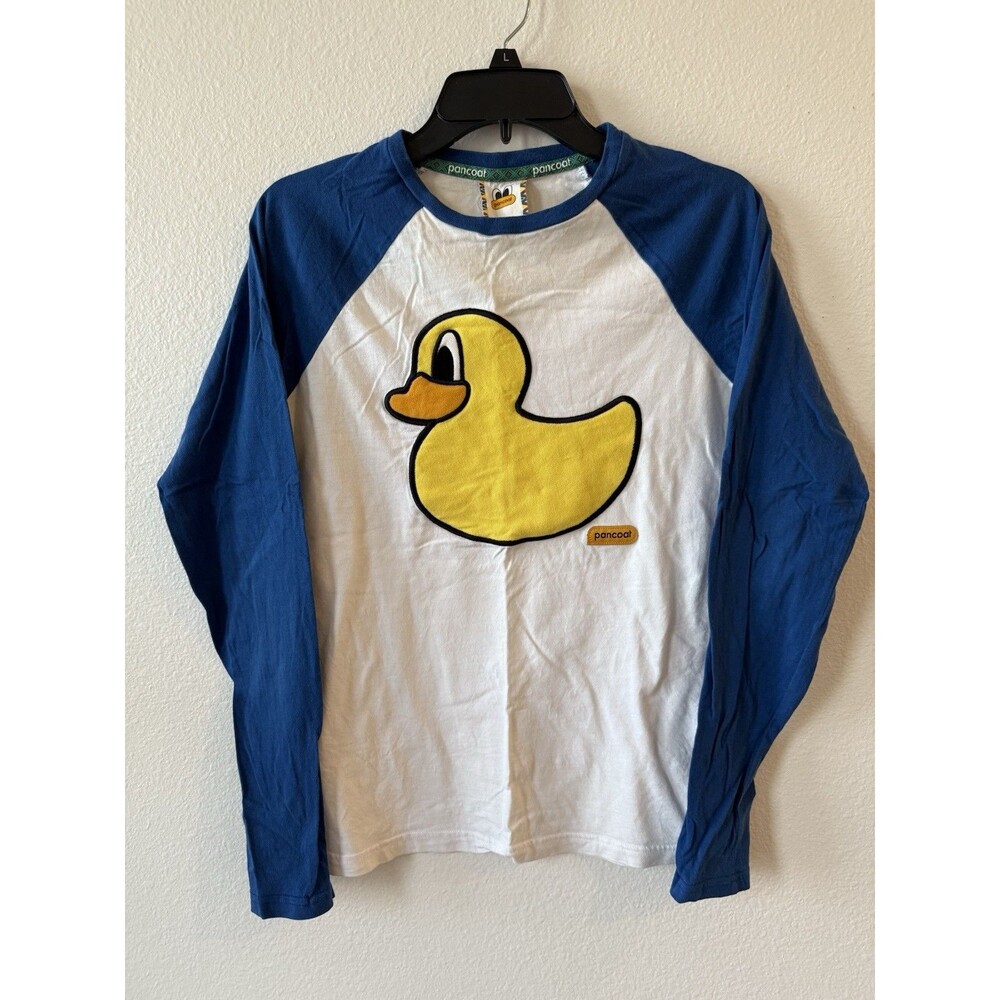 Pancoat Blue K-Pop Duck Crewneck Long sleeve T-shirt Small